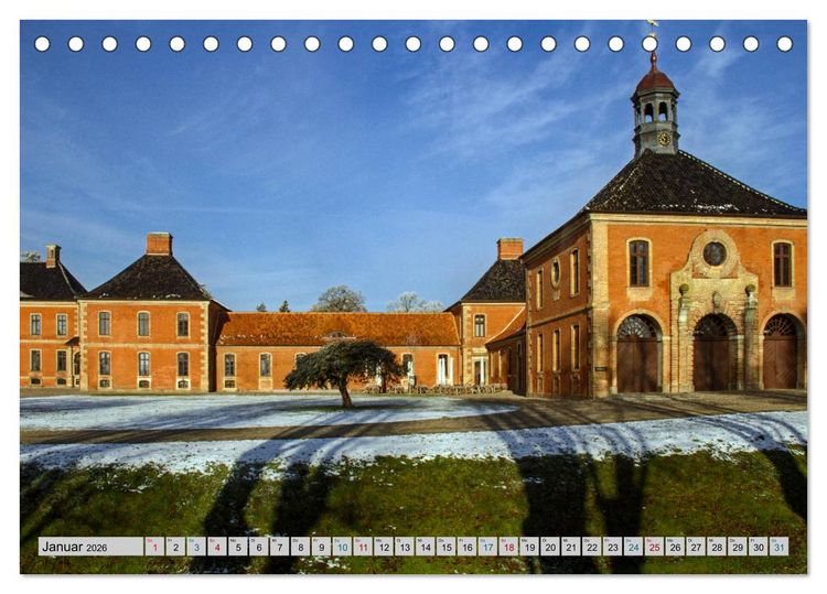 Produktbild: Schloss Bothmer - Kl&uuml;tzer Schlossimpressionen (Tischkalender 2026 DIN A5 quer), CALVENDO Monatskalender