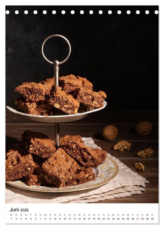 Produktbild: Leckereien - Food art (Tischkalender 2026 DIN A5 hoch), CALVENDO Monatskalender