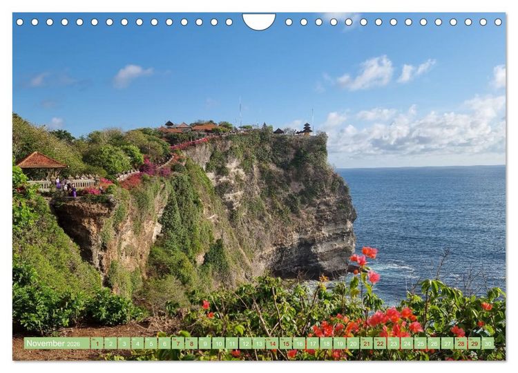 Produktbild: Bali - G&ouml;tterinsel (Wandkalender 2026 DIN A4 quer), CALVENDO Monatskalender