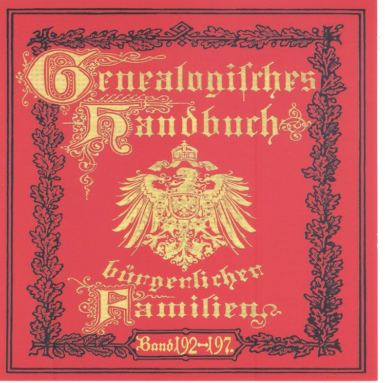 Produktbild: Deutsches Geschlechterbuch - CD-ROM. Genealogisches Handbuch b&uuml;rgerlicher Familien / Genealogisches Handbuch b&uuml;rgerlicher Familie B&auml;nde 192-197