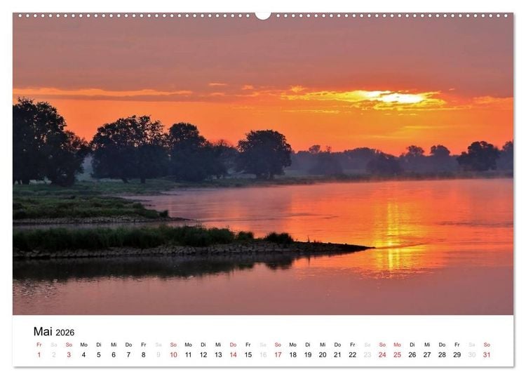 Produktbild: Morgenstimmungen 2026 (hochwertiger Premium Wandkalender 2026 DIN A2 quer), Kunstdruck in Hochglanz