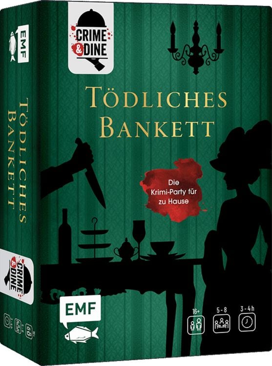 Produktbild: Crime & Dine &ndash; Das Krimi-Dinner-Set: T&ouml;dliches Bankett