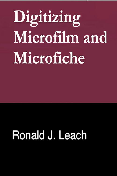 Produktbild: Digitizing Microfilm and Microfiche