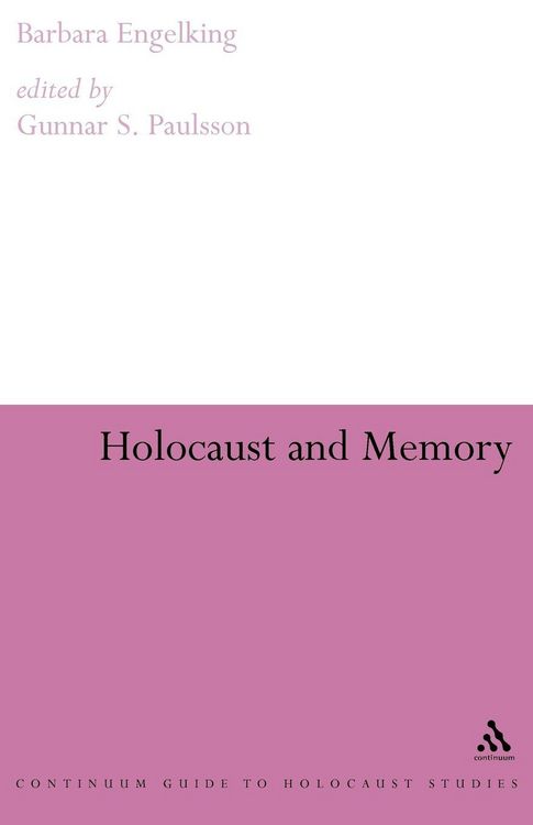 Produktbild: Holocaust and Memory