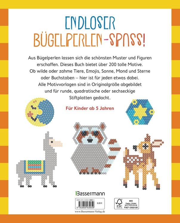 Produktbild: Mein buntes Vorlagenbuch - B&uuml;gelperlen. &Uuml;ber 200 Motive