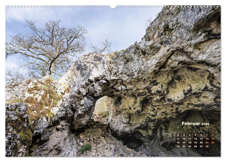 Produktbild: Faszinierende H&ouml;hlen auf der Schw&auml;bischen Alb (Wandkalender 2026 DIN A2 quer), CALVENDO Monatskalender