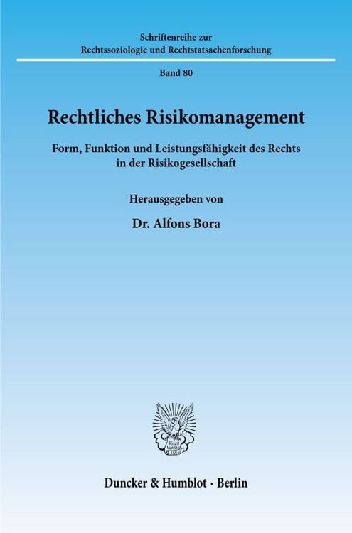 Produktbild: Rechtliches Risikomanagement.