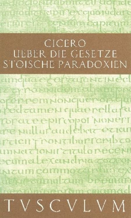 Produktbild: De legibus / &Uuml;ber die Gesetze