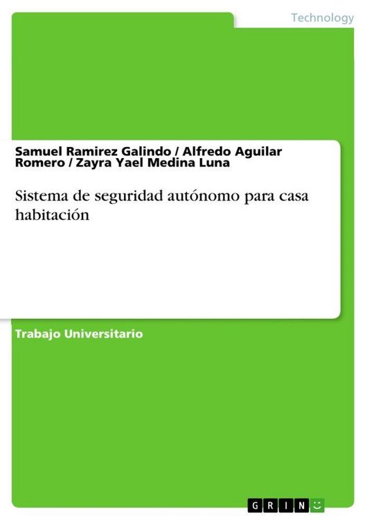 Produktbild: Sistema de seguridad aut&oacute;nomo para casa habitaci&oacute;n