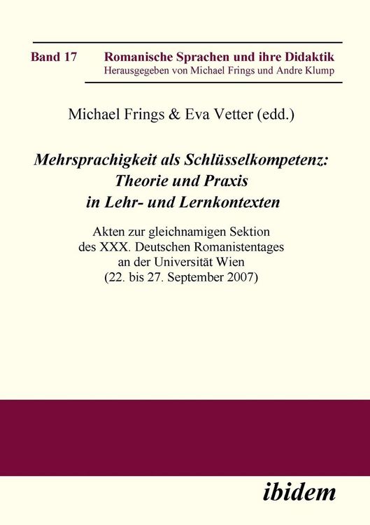Produktbild: Mehrsprachigkeit als Schl&uuml;sselkompetenz