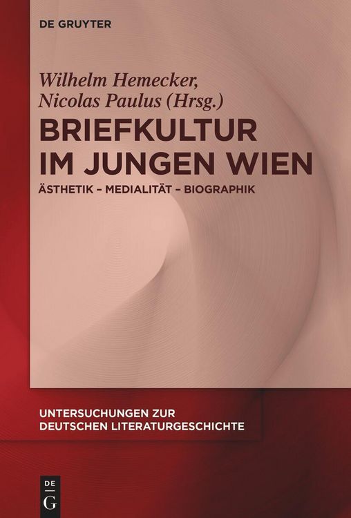 Produktbild: Briefkultur im Jungen Wien