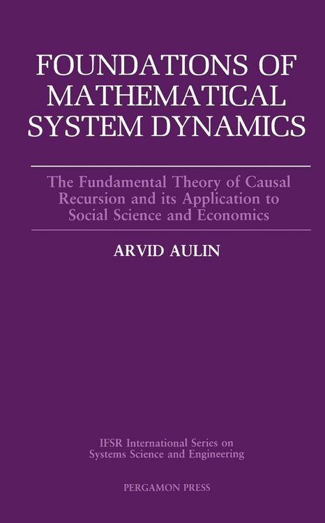 Produktbild: Foundations of Mathematical System Dynamics