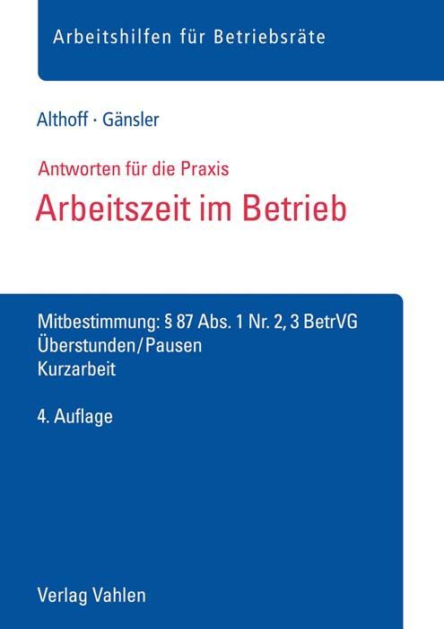 Produktbild: Arbeitszeit im Betrieb