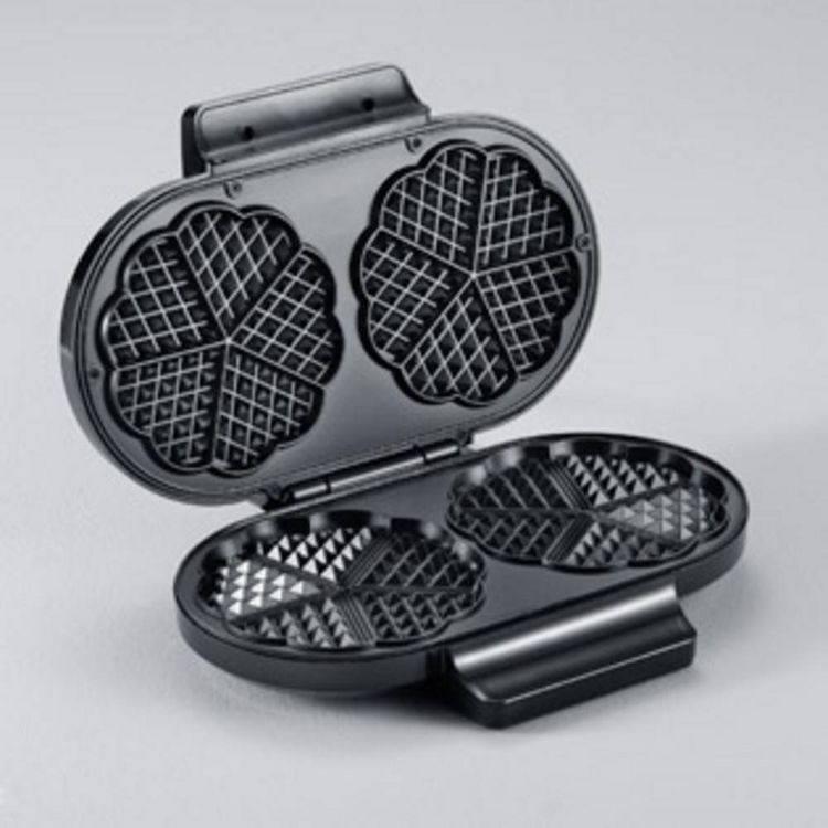 Produktbild: Severin WA 2106 Doppel-Waffeleisen mit manueller Temperatureinstellung Schwarz