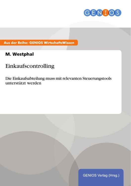 Produktbild: Einkaufscontrolling