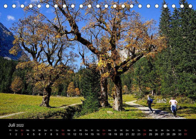 Produktbild: Karwendelherbst (Tischkalender 2022 DIN A5 quer)