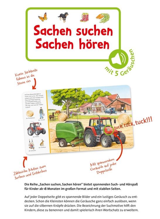 Produktbild: Sachen suchen, Sachen h&ouml;ren: Auf dem Bauernhof (X)