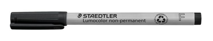 Produktbild: STAEDTLER Universalstift Lumocolor 316 non-permanent F, schwarz