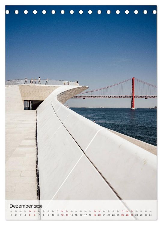 Produktbild: Lissabon Perspektiven (Tischkalender 2026 DIN A5 hoch), CALVENDO Monatskalender