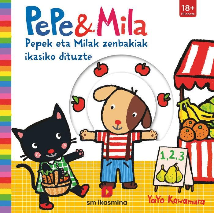 Produktbild: Pepek eta Milak zenbakiak ikasiko dituzte