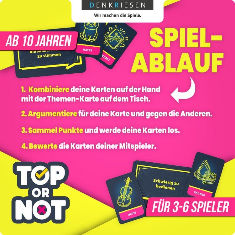Produktbild: DENKRIESEN - Top or Not!? - "Dabei sein ist alles."