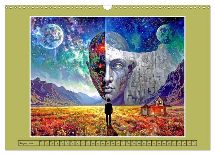 Produktbild: Surrealistische Visionen (Wandkalender 2026 DIN A3 quer), CALVENDO Monatskalender