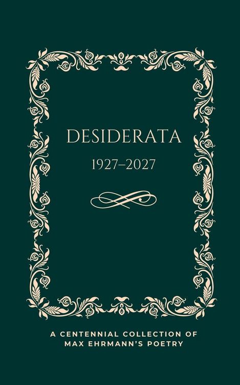 Produktbild: Desiderata Poem 1927-2027