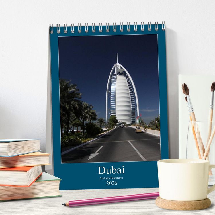 Produktbild: Dubai (Tischkalender 2026 DIN A5 hoch), CALVENDO Monatskalender
