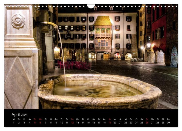 Produktbild: Innsbruck - Capital of the Alps (Wandkalender 2026 DIN A3 quer), CALVENDO Monatskalender
