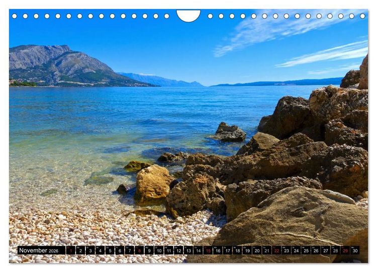 Produktbild: Kroatien - Traumhafte Landschaften und faszinierende St&auml;dte (Wandkalender 2026 DIN A4 quer), CALVENDO Monatskalender