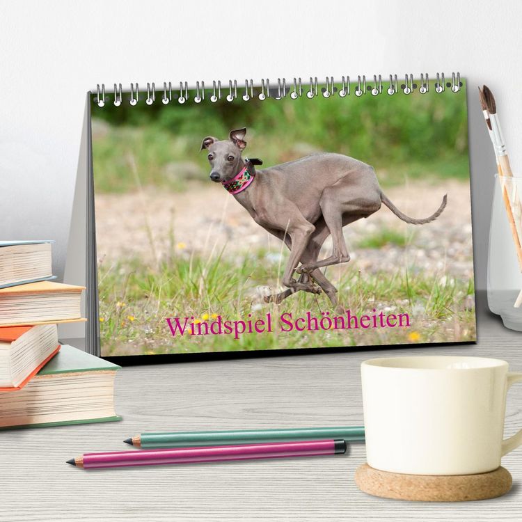 Produktbild: Windspiel Sch&ouml;nheiten (Tischkalender 2026 DIN A5 quer), CALVENDO Monatskalender