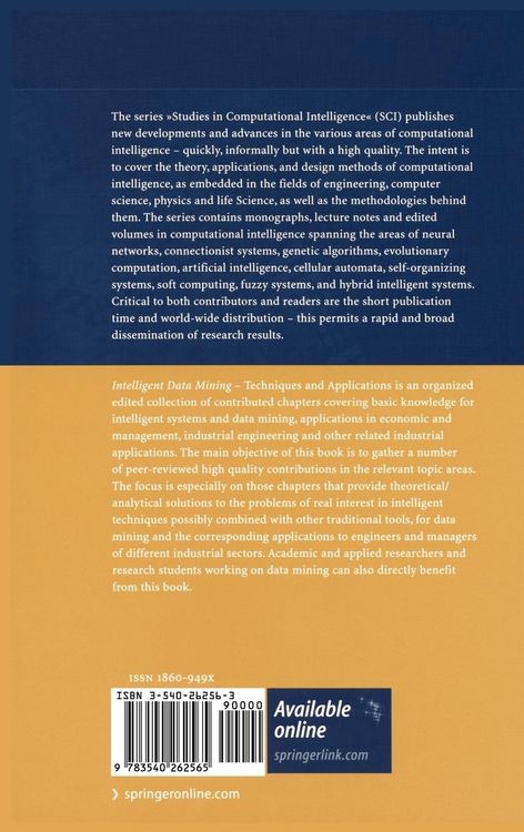 Produktbild: Intelligent Data Mining