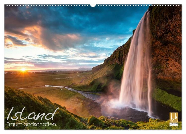 Produktbild: ISLAND - Traumlandschaften (Wandkalender 2026 DIN A2 quer), CALVENDO Monatskalender