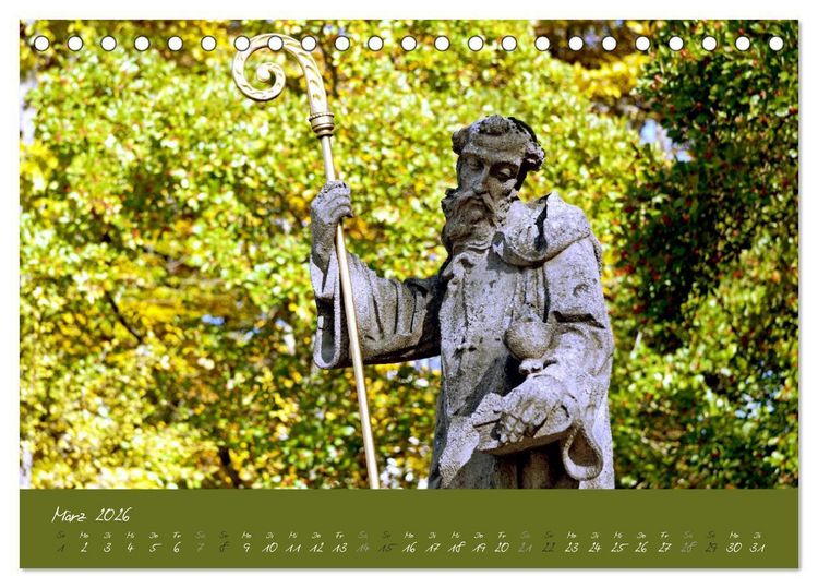 Produktbild: Spaziergang um das Kloster St. Ottilien (Tischkalender 2026 DIN A5 quer), CALVENDO Monatskalender