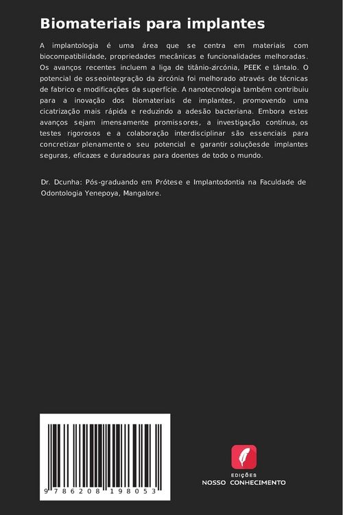 Produktbild: Biomateriais para implantes