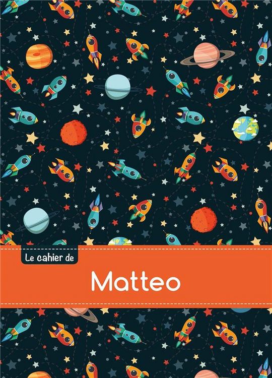 Produktbild: Cahier matteo blanc,96p,a5 espace