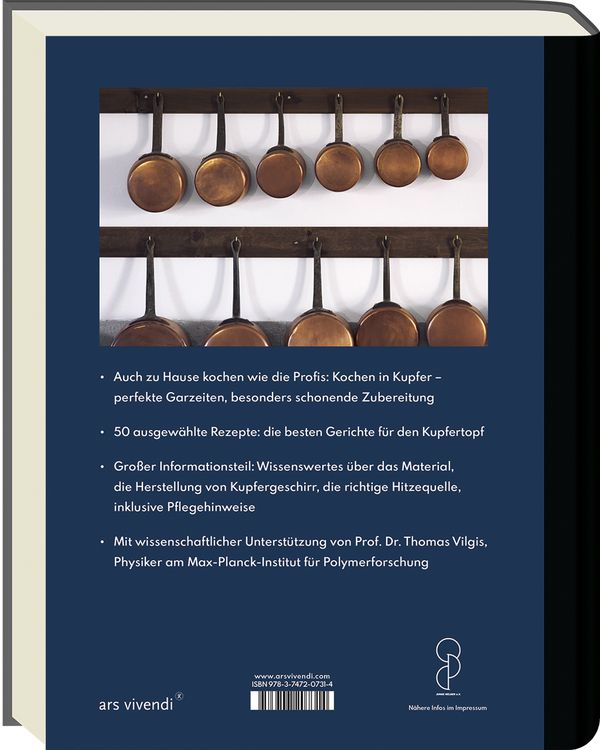 Produktbild: Kochen in Kupfer - Silber GAD 2021 - Swiss Gourmet Book Award Gold 2021
