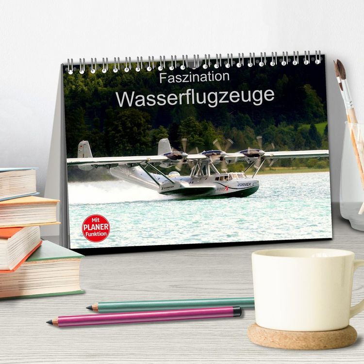 Produktbild: Faszination Wasserflugzeuge (Tischkalender 2026 DIN A5 quer), CALVENDO Monatskalender
