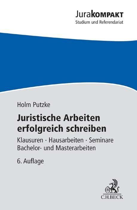 Produktbild: Juristische Arbeiten erfolgreich schreiben