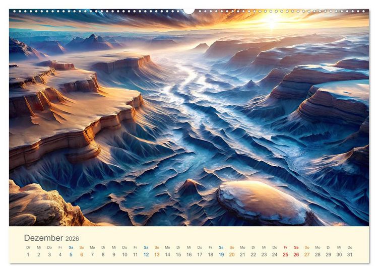 Produktbild: Nicht von diesem Planeten (hochwertiger Premium Wandkalender 2026 DIN A2 quer), Kunstdruck in Hochglanz