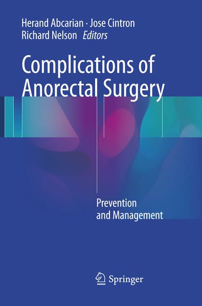 Produktbild: Complications of Anorectal Surgery