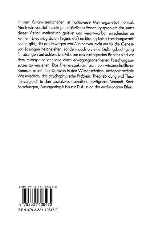 Produktbild: Alternativer Umgang mit Alternativen