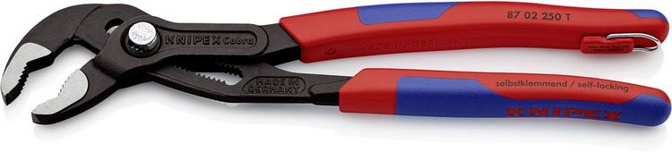 Produktbild: Knipex Cobra 87 02 250 T Wasserpumpenzange Schl&uuml;sselweite (metrisch) 46mm 250mm