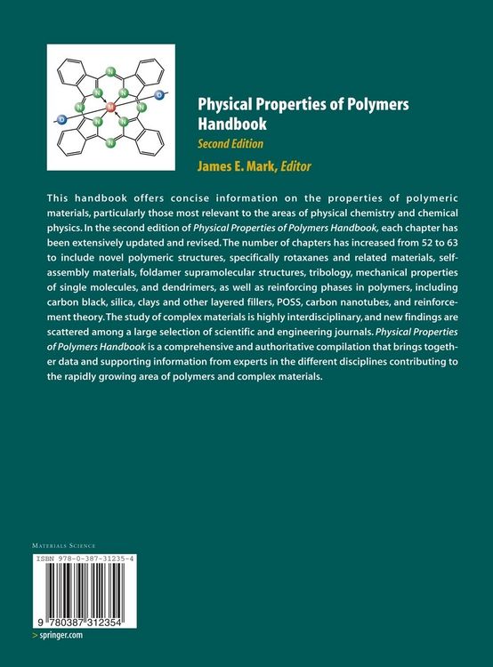 Produktbild: Physical Properties of Polymers Handbook
