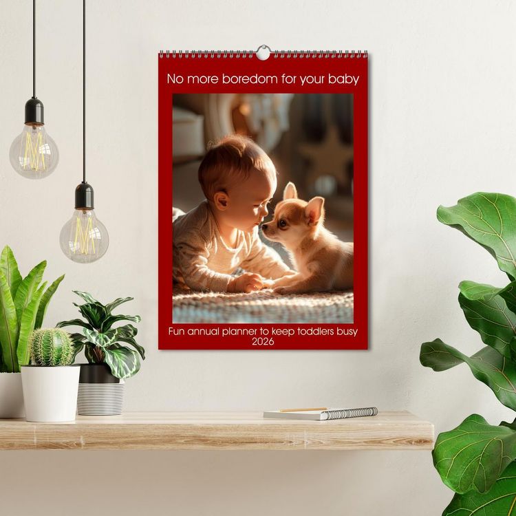Produktbild: No more boredom for your baby (Wall Calendar 2026 DIN A3 portrait), CALVENDO 12 Month Wall Calendar