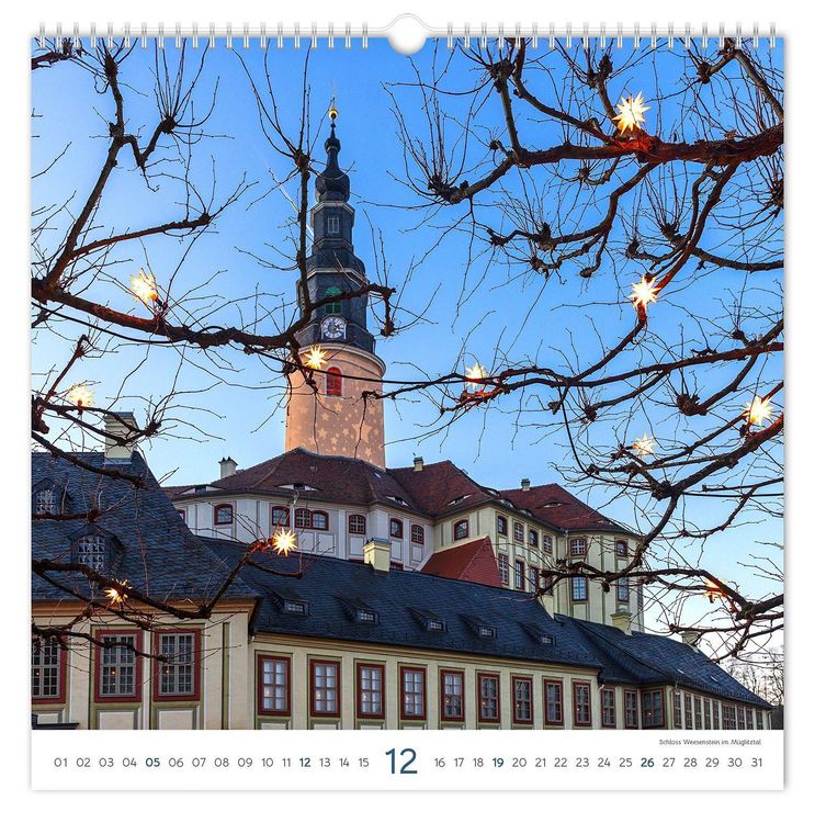 Produktbild: Kalender Burgen und Schl&ouml;sser Sachsen 2027