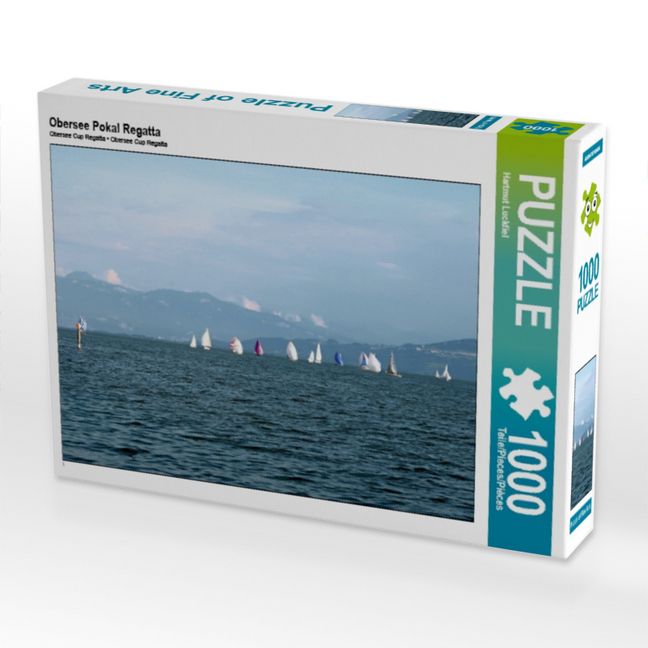 Produktbild: CALVENDO Puzzle Obersee Pokal Regatta 1000 Teile Puzzle quer | 1000 Teile Lege-Gr&ouml;&szlig;e 64 &times; 48 cm Foto-Puzzle f&uuml;r gl&uuml;ckliche Stunden