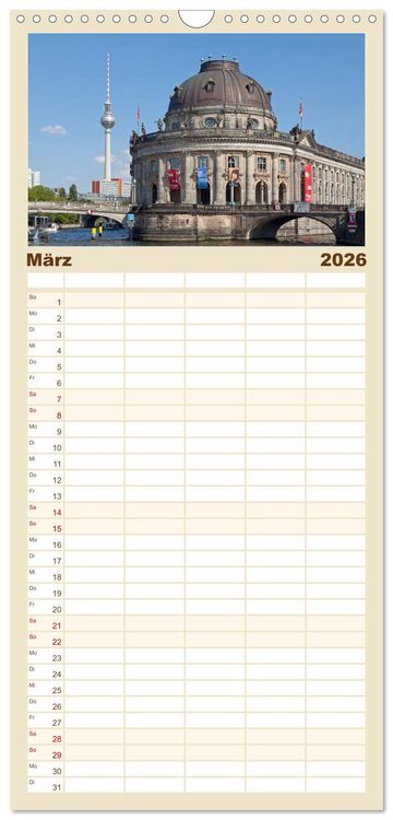 Produktbild: Familienplaner 2026 - Welterbe - St&auml;tten in Deutschland mit 5 Spalten (Wandkalender, 21 x 45 cm) CALVENDO