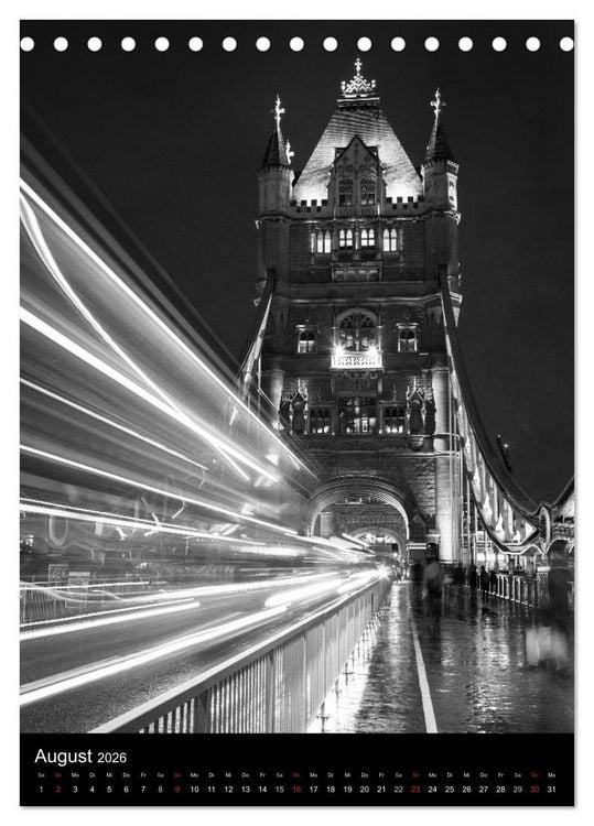 Produktbild: Big City London (Tischkalender 2026 DIN A5 hoch), CALVENDO Monatskalender