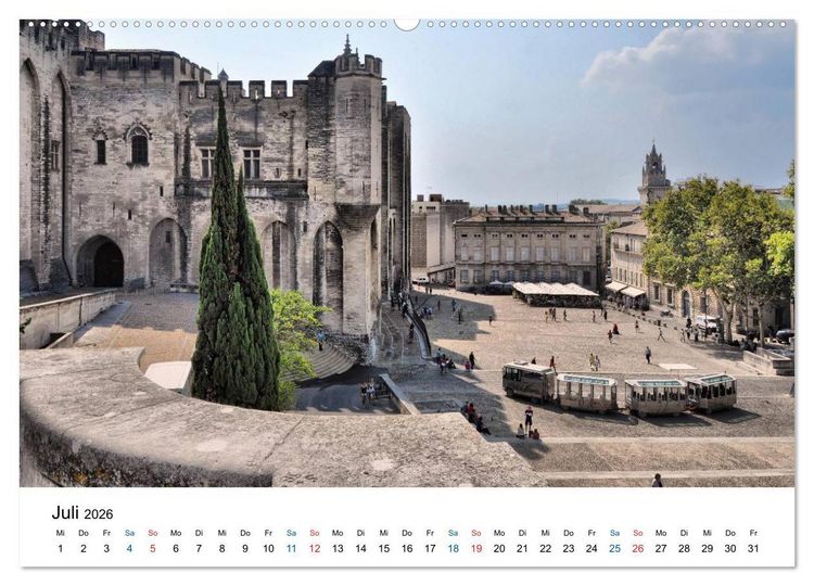 Produktbild: Avignon - Weltkulturerbe der UNESCO (hochwertiger Premium Wandkalender 2026 DIN A2 quer), Kunstdruck in Hochglanz